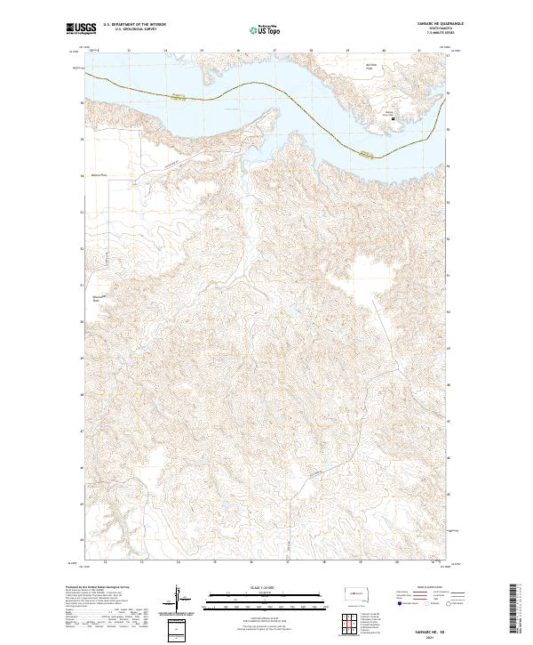 USGS Topographic Map – Sansarc NE
