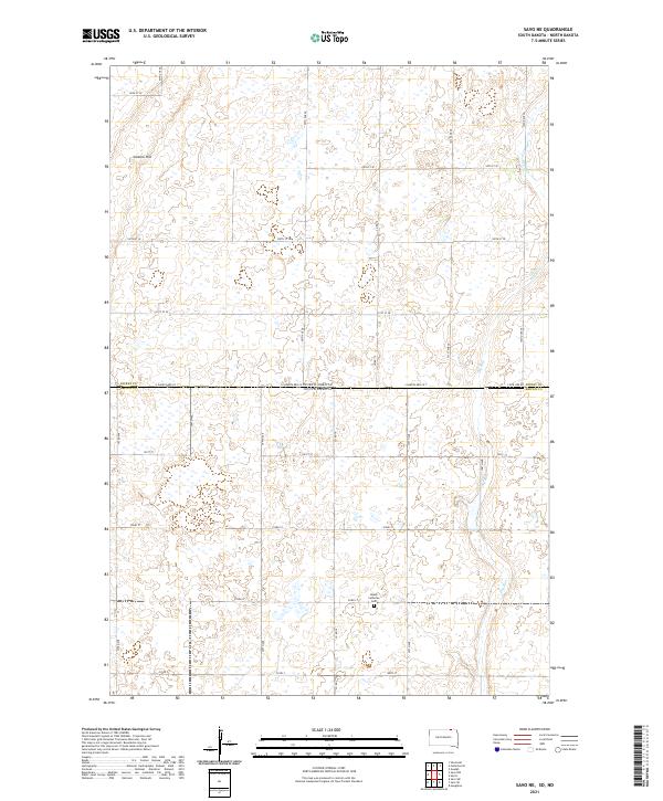 USGS Topographic Map – Savo NE