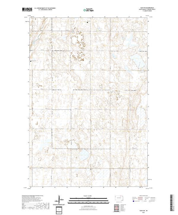 USGS Topographic Map – Savo SW