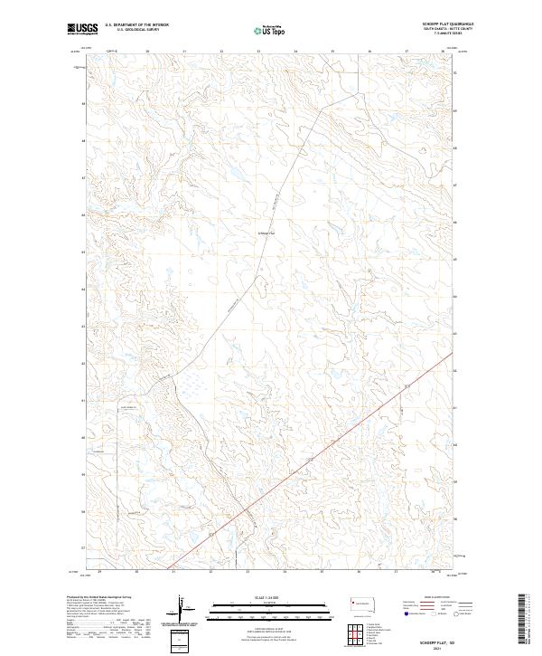 USGS Topographic Map – Schoepp Flat