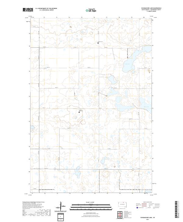 USGS Topographic Map – Schumacher Lake