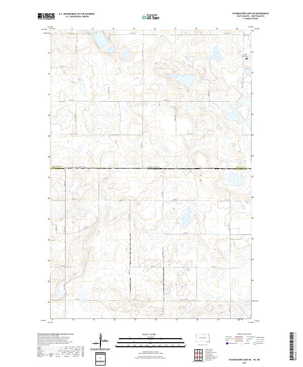 USGS Topographic Map – Schumacher Lake NE
