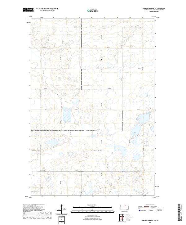 USGS Topographic Map – Schumacher Lake SW