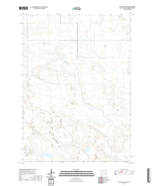 USGS Topographic Map – Scotchman Lake
