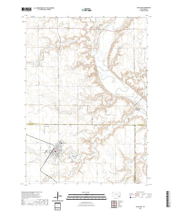 USGS Topographic Map – Scotland