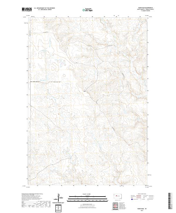 USGS Topographic Map – Sears Dam