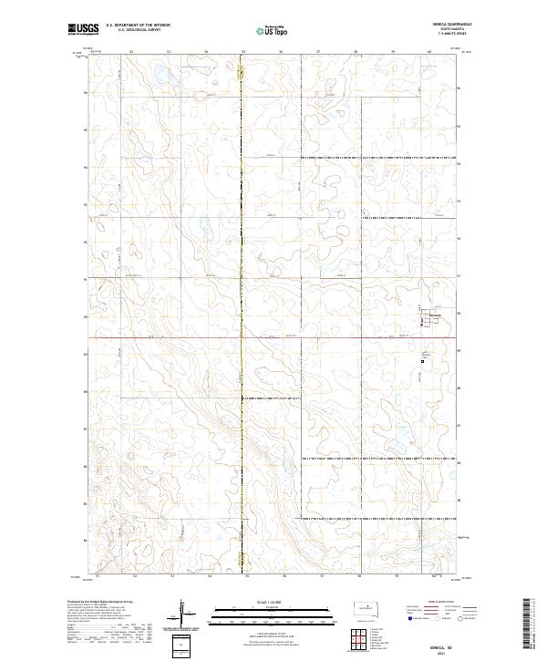 USGS Topographic Map – Seneca