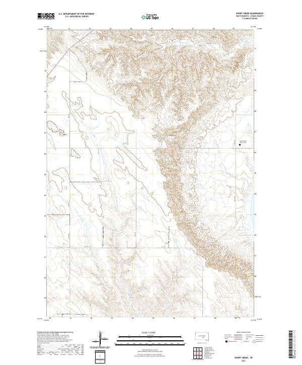 USGS Topographic Map – Short Creek