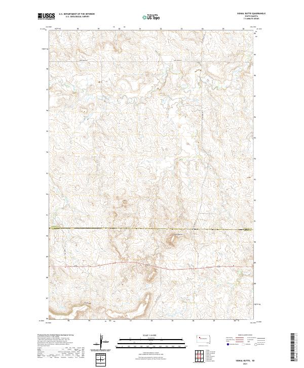 USGS Topographic Map – Signal Butte