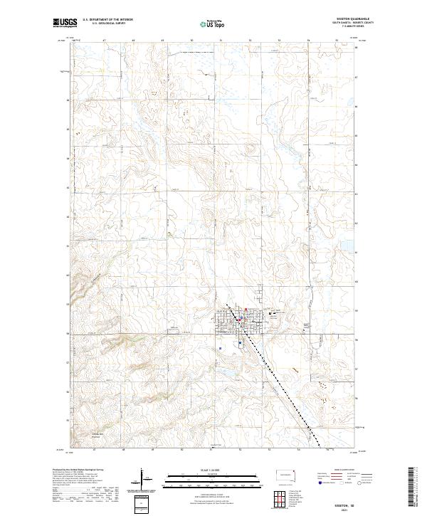USGS Topographic Map – Sisseton