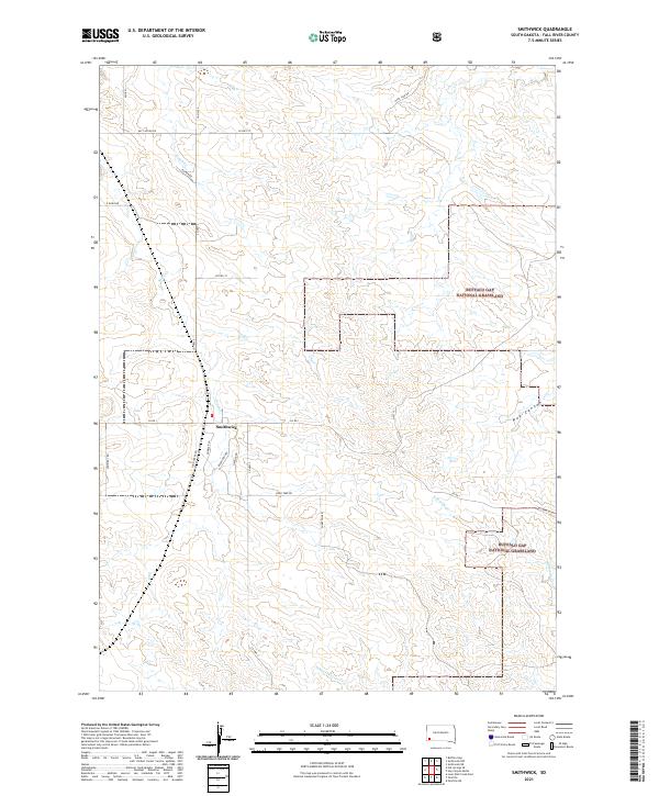 USGS Topographic Map – Smithwick