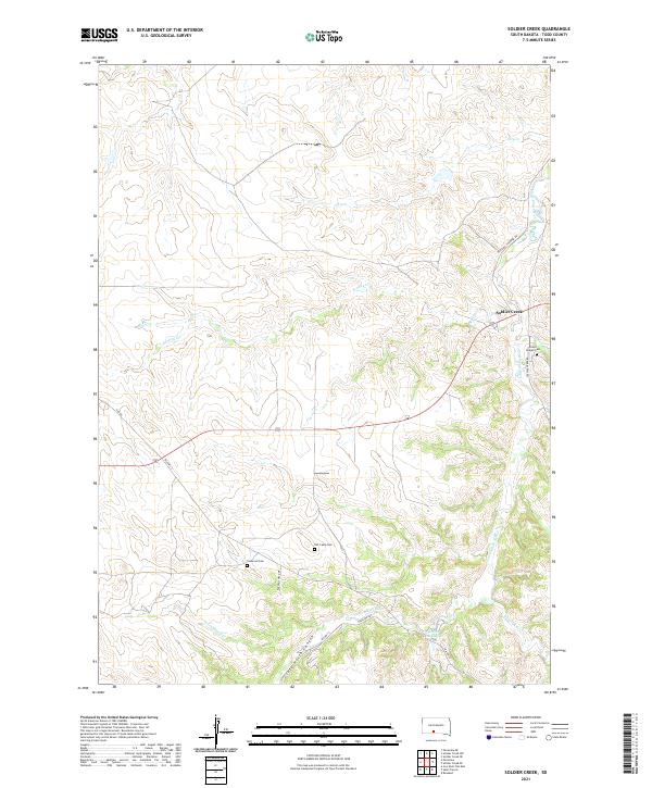 USGS Topographic Map – Soldier Creek
