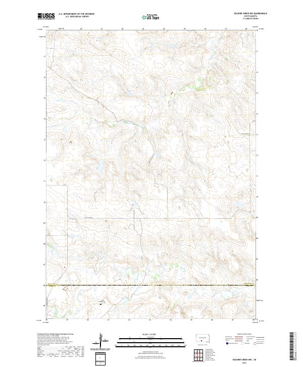 USGS Topographic Map – Soldier Creek NW