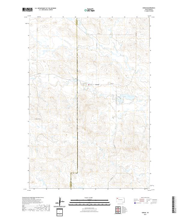 USGS Topographic Map – Sorum