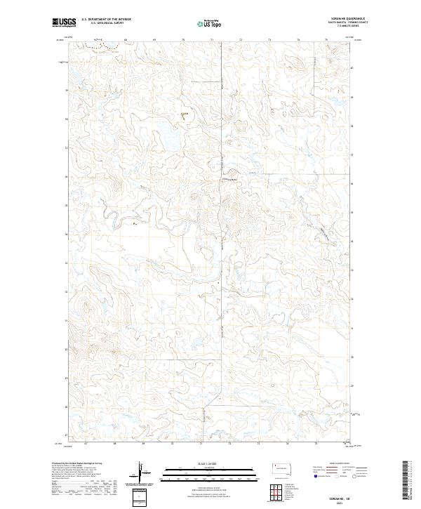 USGS Topographic Map – Sorum NE