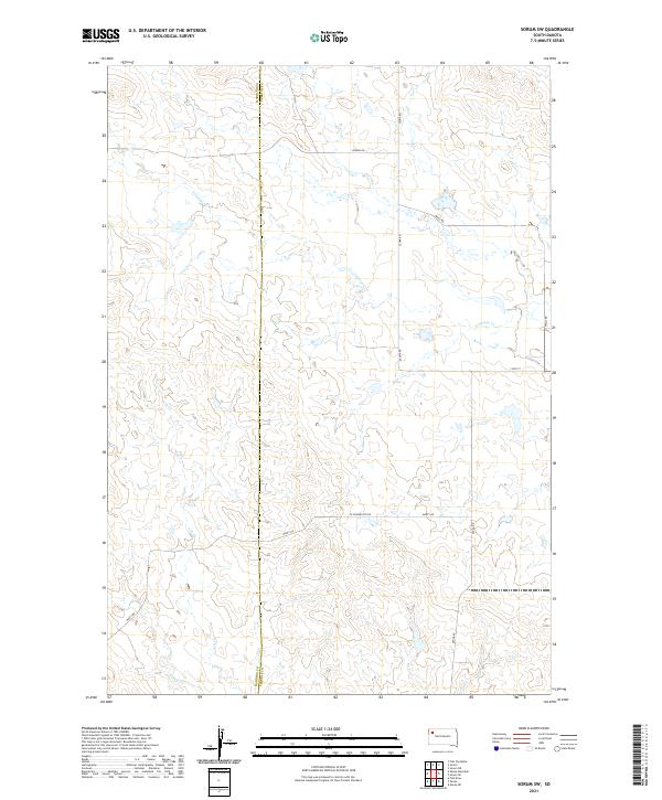 USGS Topographic Map – Sorum SW