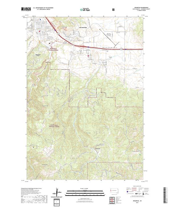 USGS Topographic Map – Spearfish