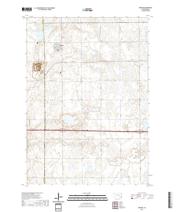 USGS Topographic Map – Spencer
