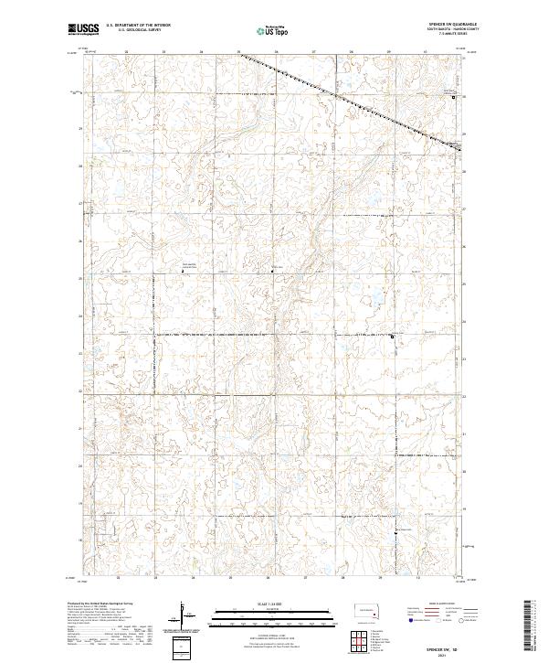 USGS Topographic Map – Spencer SW