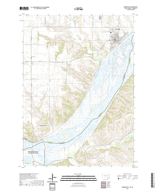 USGS Topographic Map – Springfield