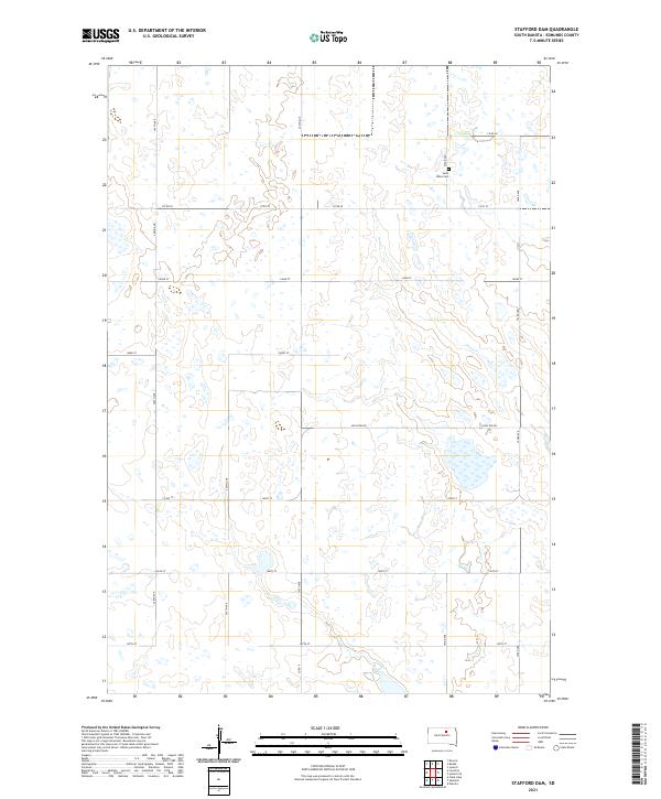 USGS Topographic Map – Stafford Dam