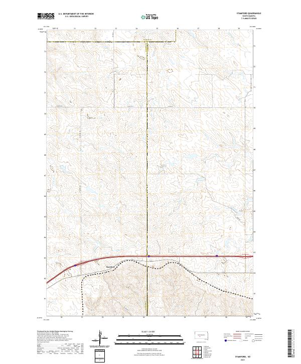 USGS Topographic Map – Stamford