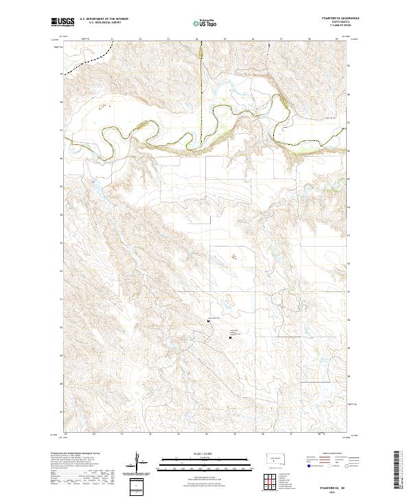 USGS Topographic Map – Stamford SE