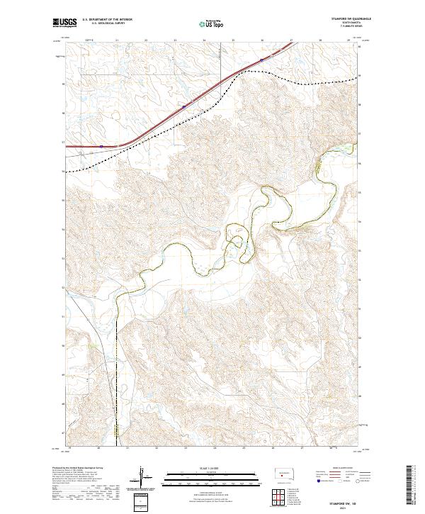 USGS Topographic Map – Stamford SW
