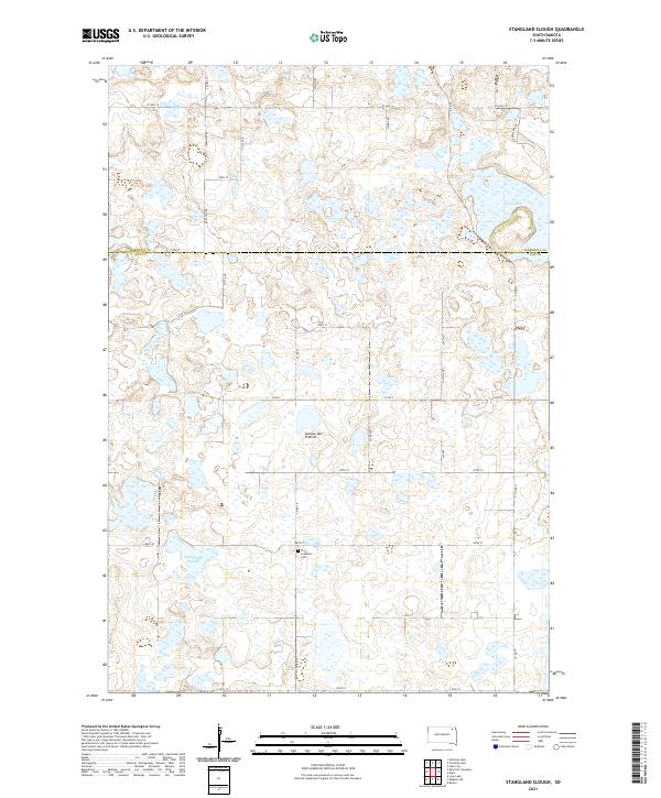 USGS Topographic Map – Stangland Slough