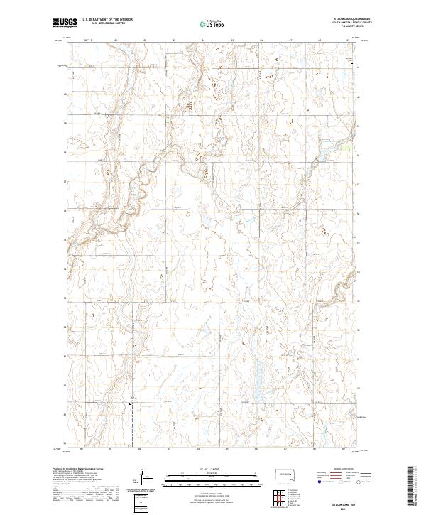 USGS Topographic Map – Staum Dam