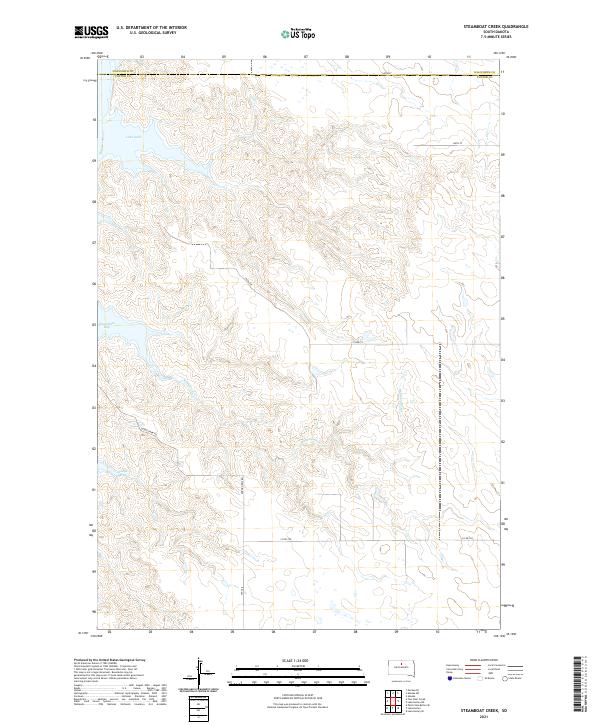 USGS Topographic Map – Steamboat Creek
