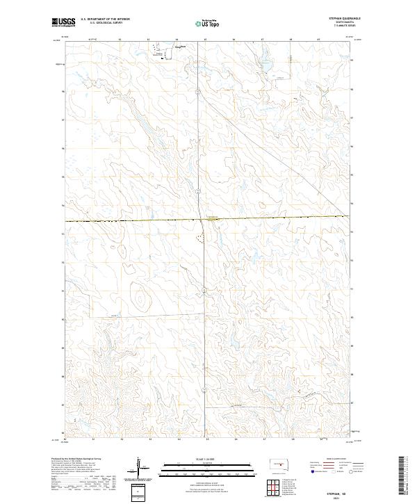 USGS Topographic Map – Stephan