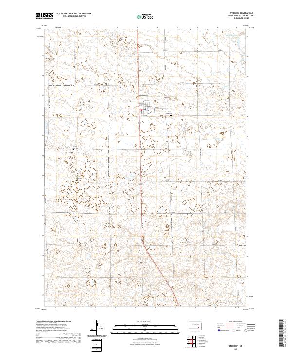 USGS Topographic Map – Stickney