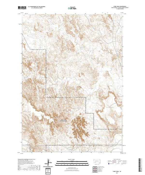 USGS Topographic Map – Stirk Table
