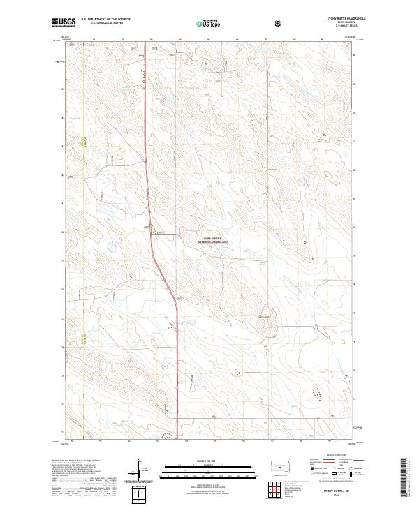 USGS Topographic Map – Stony Butte