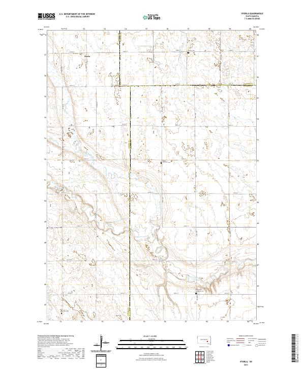 USGS Topographic Map – Storla