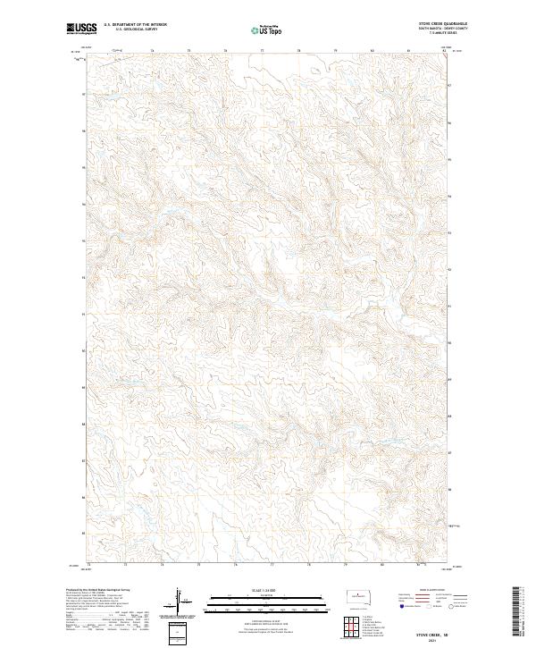 USGS Topographic Map – Stove Creek