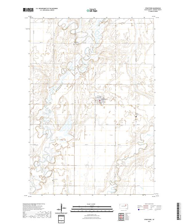 USGS Topographic Map – Stratford