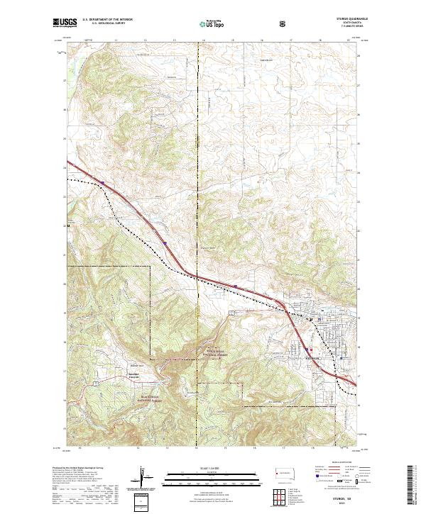 USGS Topographic Map – Sturgis