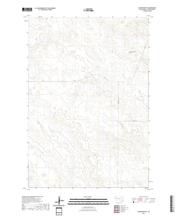 USGS Topographic Map – Sulphur Butte