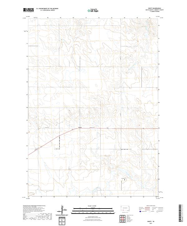 USGS Topographic Map – Swett
