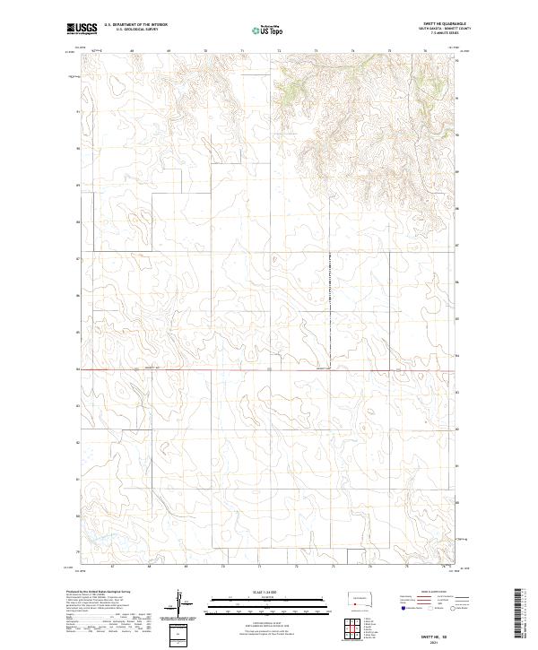 2021 Map of Swett NE, 2021 Print