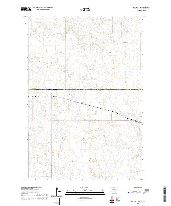 USGS Topographic Map – Tatanka Lake