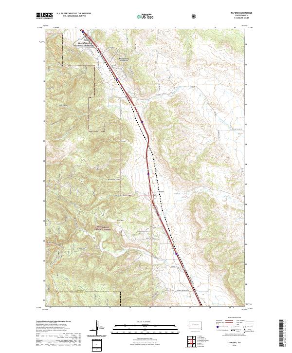 USGS Topographic Map – Tilford