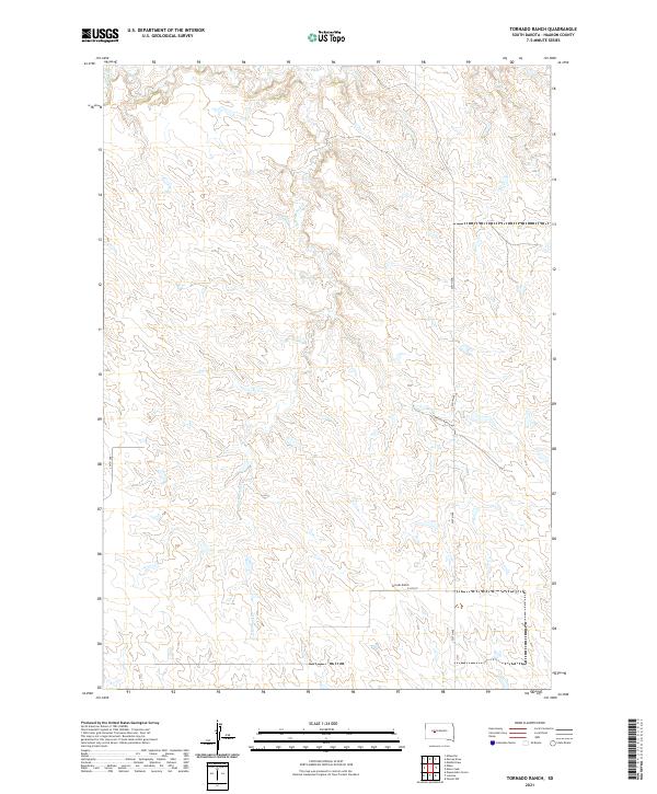 USGS Topographic Map – Tornado Ranch