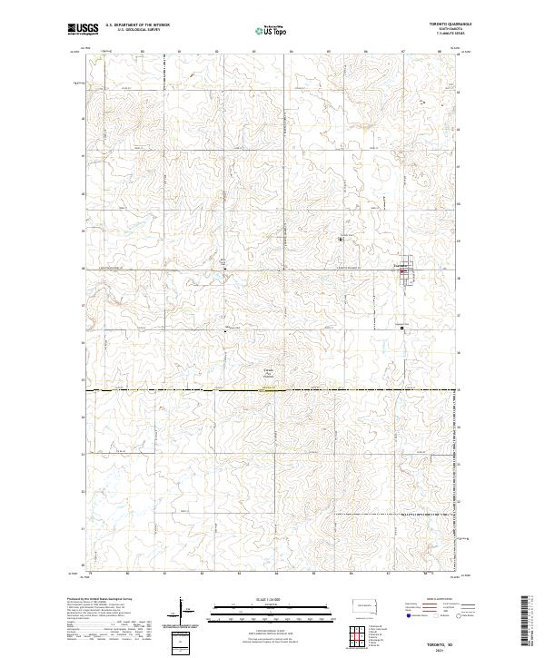 USGS Topographic Map – Toronto