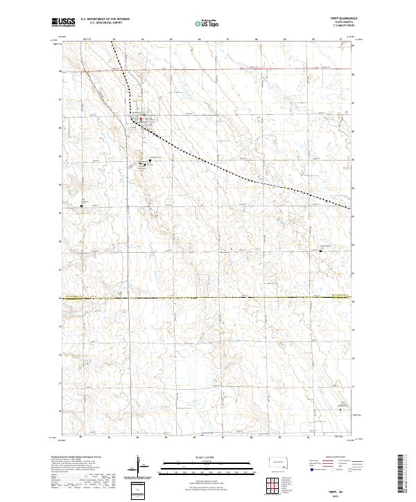 USGS Topographic Map – Tripp