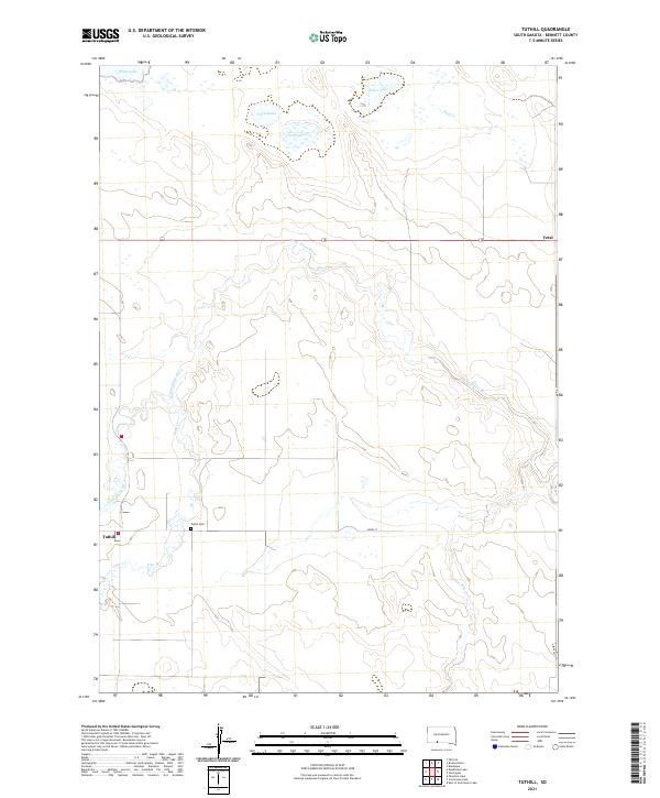 USGS Topographic Map – Tuthill