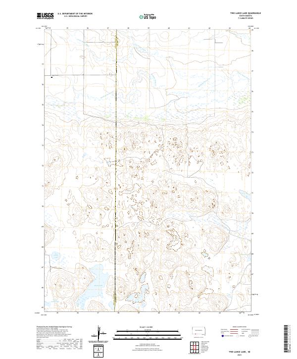 USGS Topographic Map – Two Lance Lake