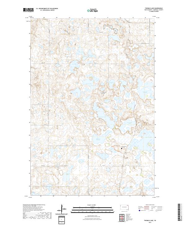 USGS Topographic Map – Twomile Lake